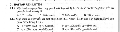 Phương Pháp Giải Bài Tập Vật Lý 12 - Bài Tập Rèn Luyện