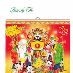 Lịch Nẹp Thiếc 5 Tờ 2025