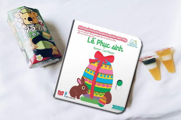Sách Chuyển Động Thông Minh Đa Ngữ Việt - Anh - Pháp: Lễ Phục Sinh – Easter – Les Pâques