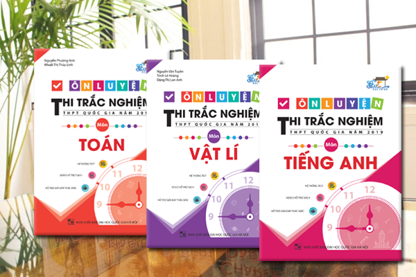 Combo Ôn Luyện Thi Trắc Nghiệm THPT Quốc Gia Năm 2019 Môn Toán - Lí - Anh