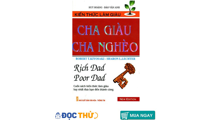 Sách kinh doanh hay nên đọc? tìm hiểu về kinh doanh 22 Cha giàu cha nghèo newshop