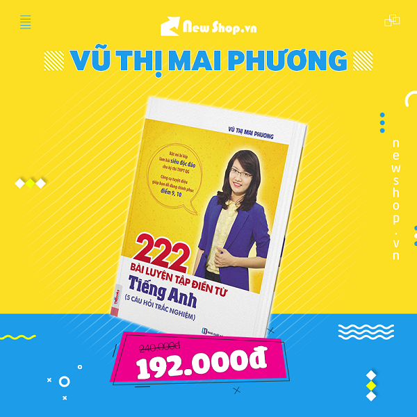 ôn thi thpt qg: 222 bài luyện tập điền từ tiếng anh