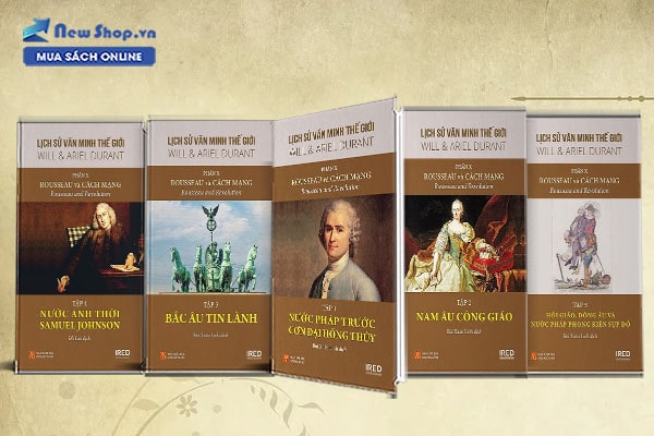 Combo Lịch Sử Văn Minh Thế Giới - Phần X: Rousseau Và Cách Mạng (Bộ 5 Cuốn)