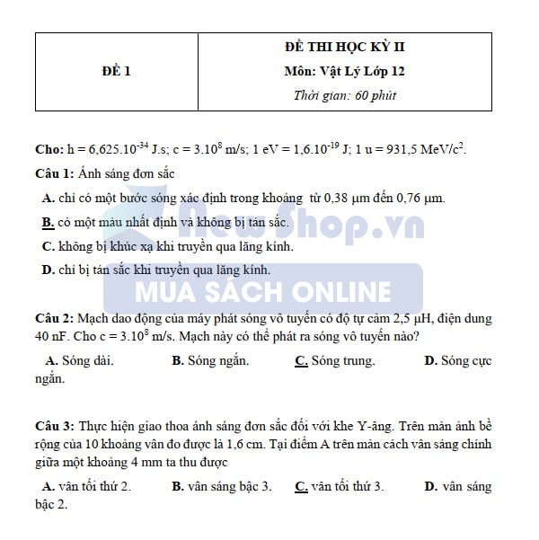 đề 1