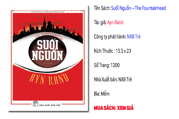 thông tin tiểu thuyết suối nguồn