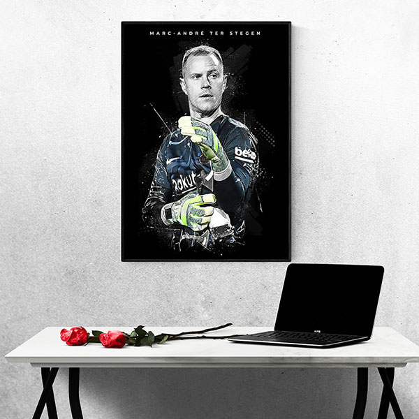 Tranh treo Tường Cầu Thủ Bóng Đá Marc-André ter Stegen