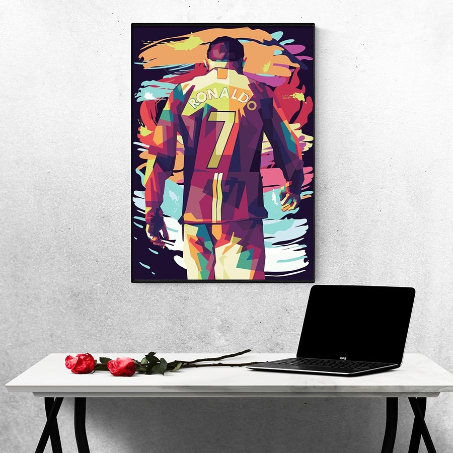 Tranh Treo Tường Cầu Thủ Bóng Đá Cristiano Ronaldo