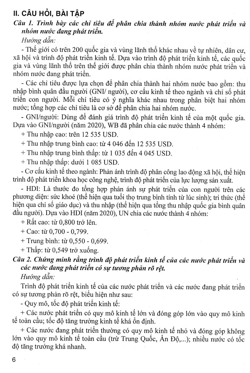 Câu Hỏi Và Bài Tập Bồi Dưỡng Học Sinh Giỏi Địa Lí 11 (Dùng Chung Cho Các Bộ SGK Hiện Hành)