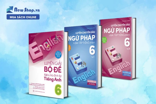 combo sách luyện thi bộ đề tiếng anh lớp 6