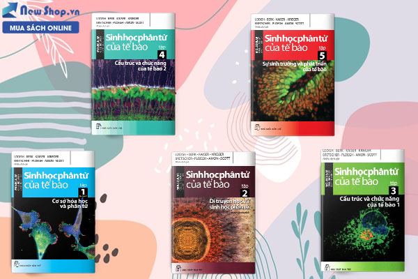 combo sinh học phân tử của tế bào 5 cuốn
