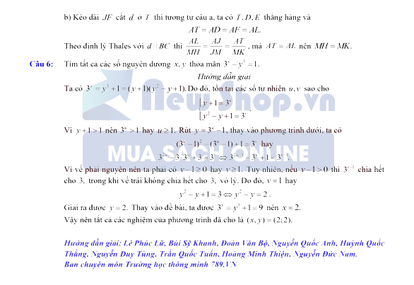 Đáp án đề thi vào 10 chuyên toán TP HCM 2020-4