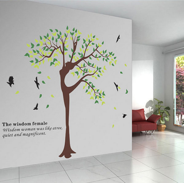 Decal Dán Tường Vũ Điệu Cây Xanh