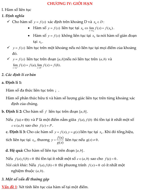 Chương 4: Giới hạn