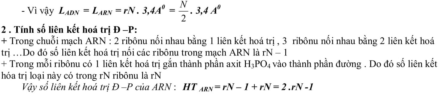 Tổng hợp công thức sinh học 12 đầy đủ nhất 6