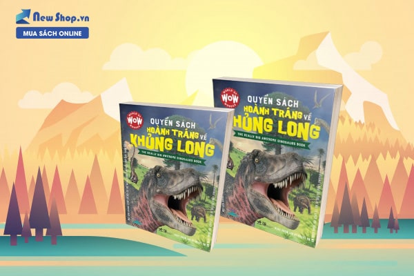 quyển sách hoành tráng về khủng long