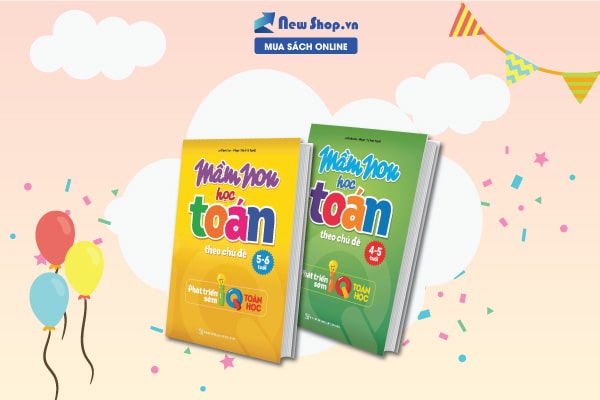 Bộ sách mầm non học toán theo chủ đề