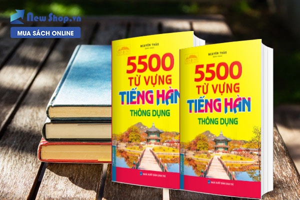 sách tập viết tiêng hàn và 5500 từ vựng thông dụng