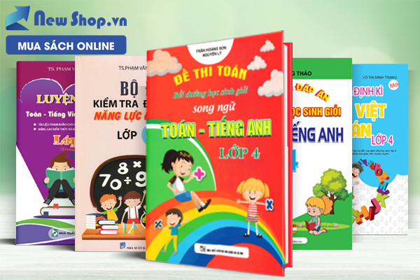 Sách Tham Khảo Lớp 4 Môn Toán Tiếng Việt Tiếng Anh 3 Trong 1 Cuốn