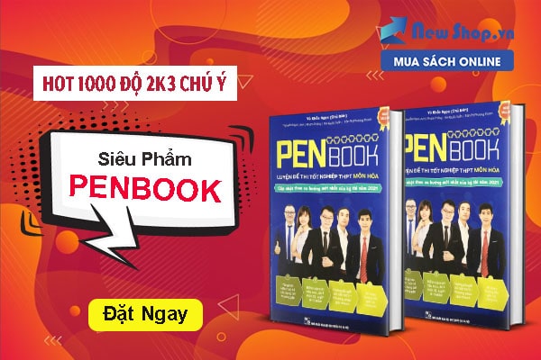 penbook luyện đề thi tốt nghiệp thpt môn hóa học