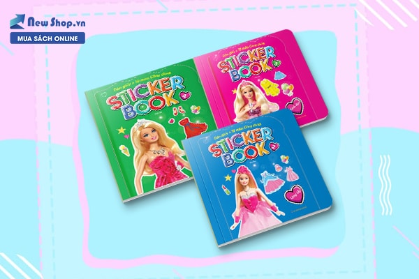 sách dán hình sticker box
