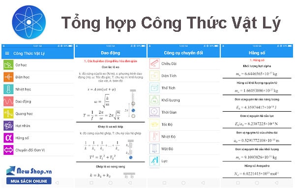 tổng hợp những công thức vật lý