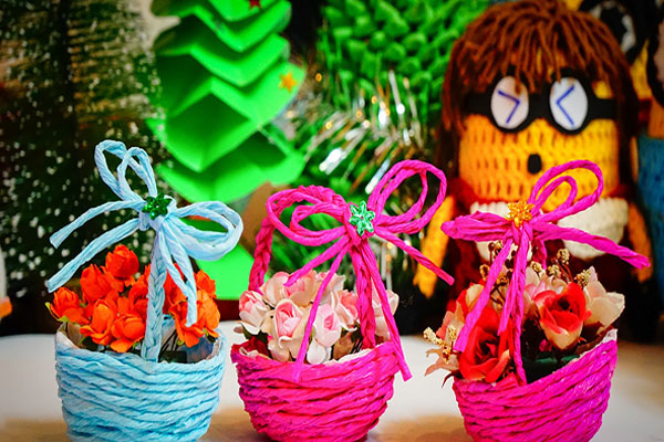 Trang trí nhà ngày Tết bằng đồ handmade