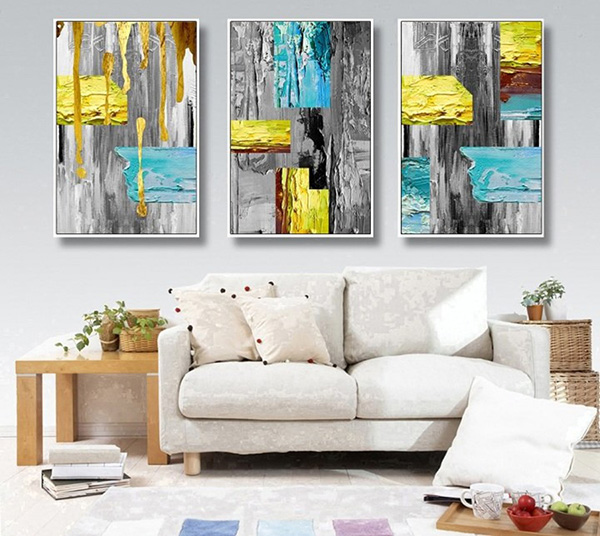 Tranh Treo Tường Nghệ Thuật Sơn Dầu Sắc Màu