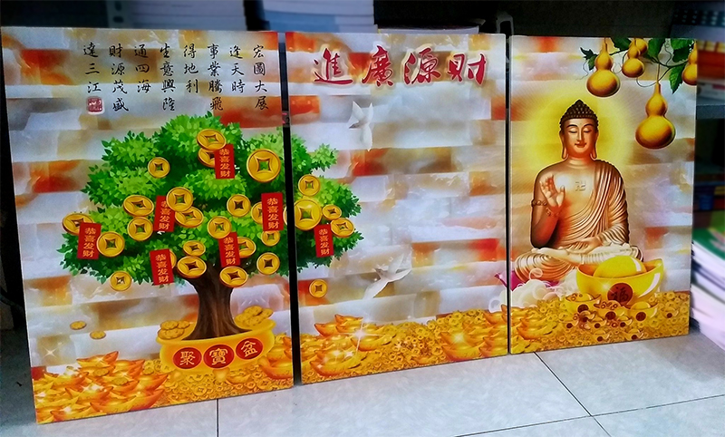Tranh Treo Tường Đức Phật Và Tài Lộc
