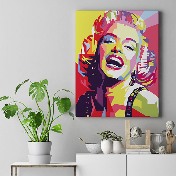 Tranh Treo Tường Phong Cach Pop Art Marilyn Monroe