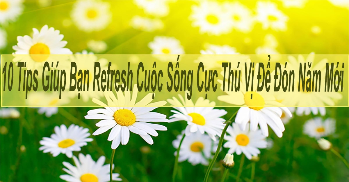 10 Tips Giúp Bạn Refresh Cuộc Sống Cực Thú Vị Để Đón Năm Mới