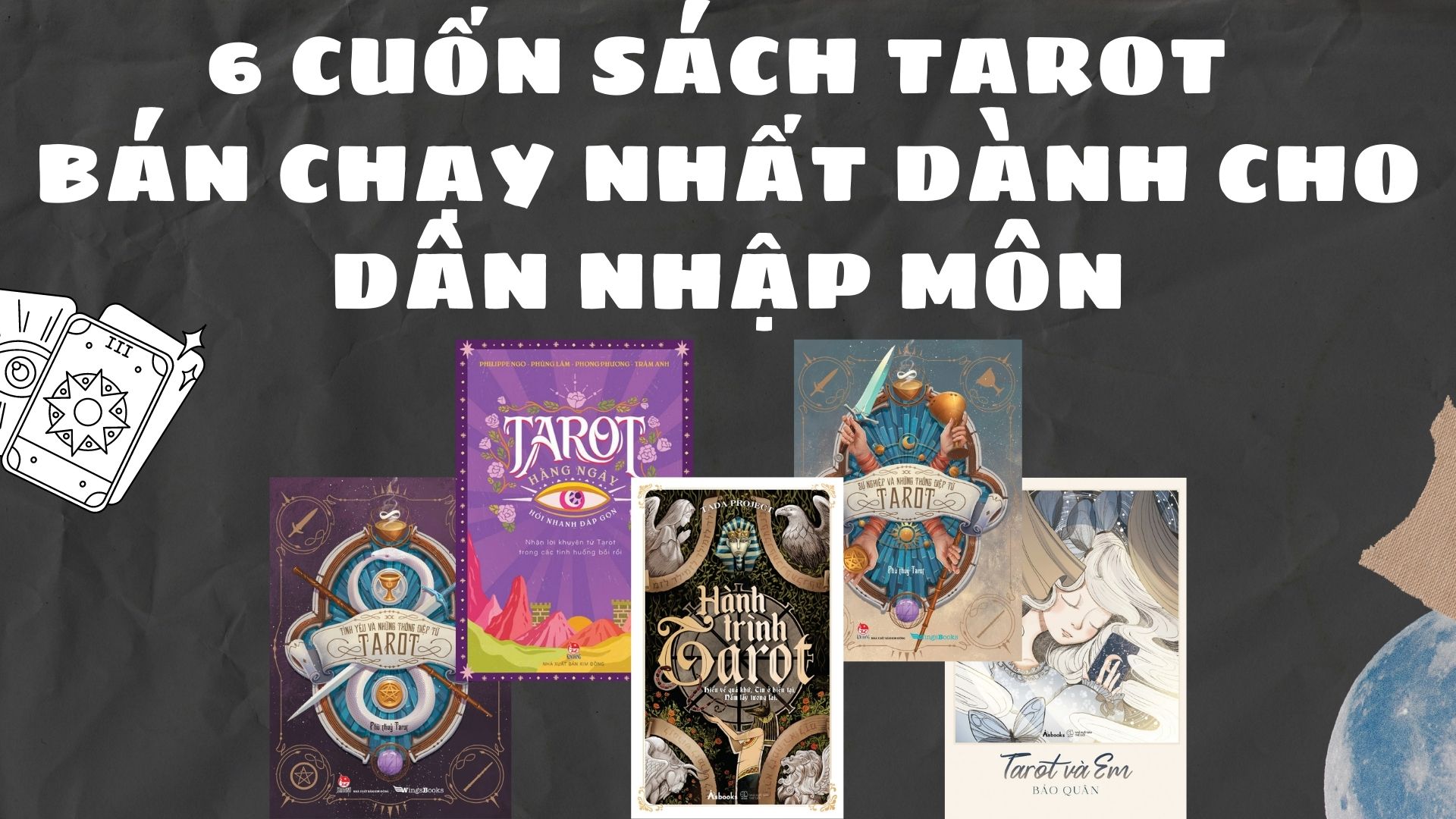 Mua Combo 2 Cuốn Sách Chiêm Tinh: Hành Trình Tarot (Tái Bản 2022) + Toàn Thư Chiêm Tinh Học Dự Đoán tại AHABOOKS