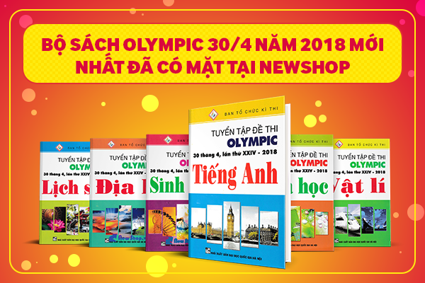 Bộ Sách Olympic 30/4 Năm 2018 Mới Nhất Đã Có Mặt Tại Newshop 