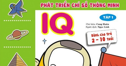 200 Miếng Bóc Dán Thông Minh Phát Triển Chỉ Số Thông Minh IQ Tập 1 (Dành Cho Trẻ 2-10 Tuổi)