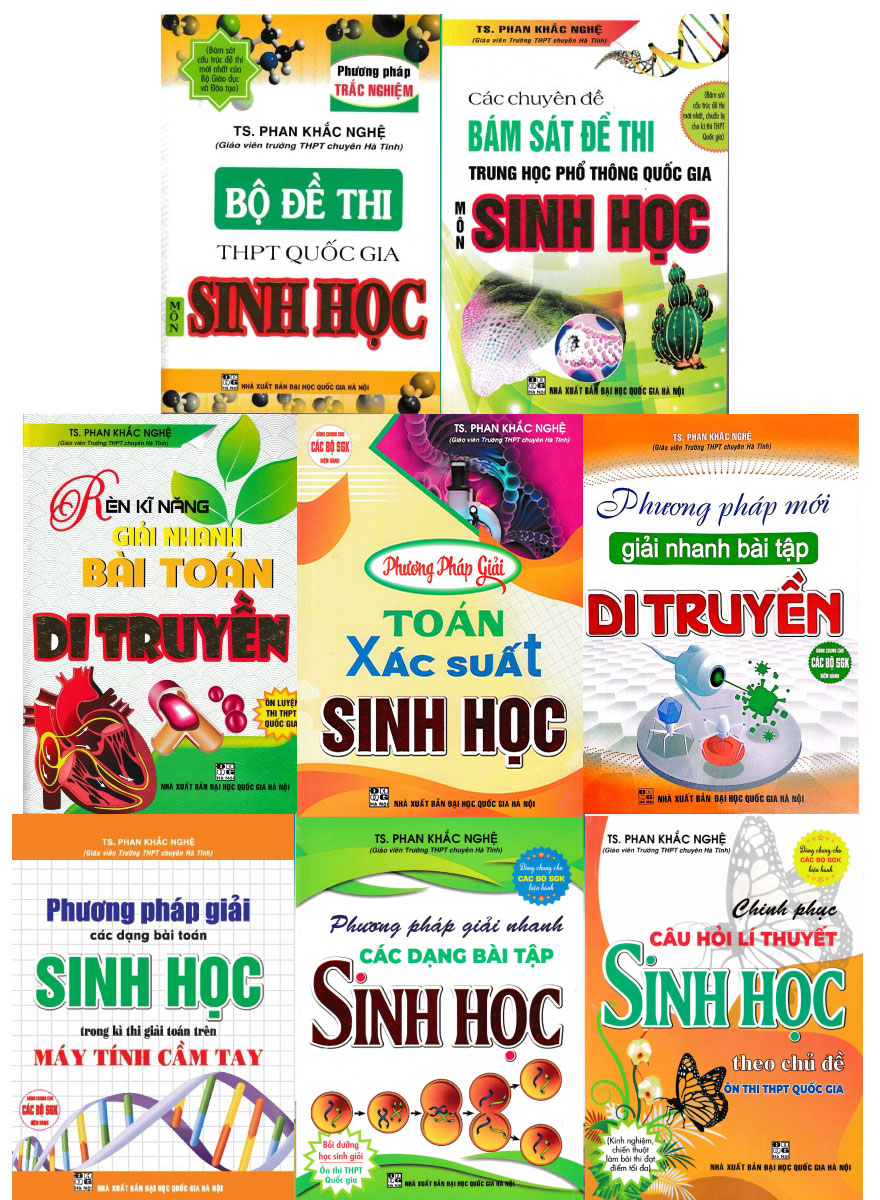Combo Sinh Học Của Tác Giả Phan Khắc Nghệ (Bộ 8 Cuốn)