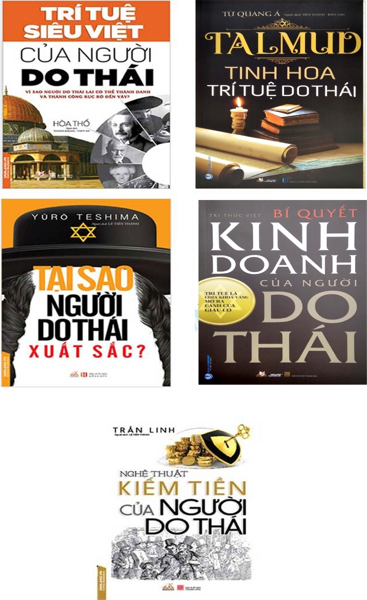 Combo Sách Kinh Doanh Về Người Do Thái