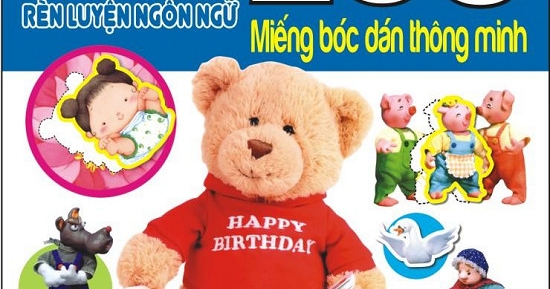 200 Miếng Bóc Dán Thông Minh - Rèn Luyện Ngôn Ngữ (Tái Bản 2018)