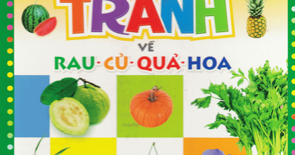 Từ Điển Tranh Về Rau - Củ - Quả - Hoa