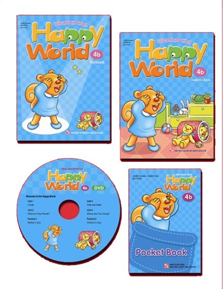 Happy World - Tiếng Anh Cho Trẻ Em - Bộ 4b