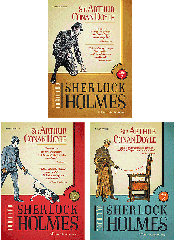 Trọn Bộ 3 Tập Sherlock Holmes Toàn Tập (Tái Bản)