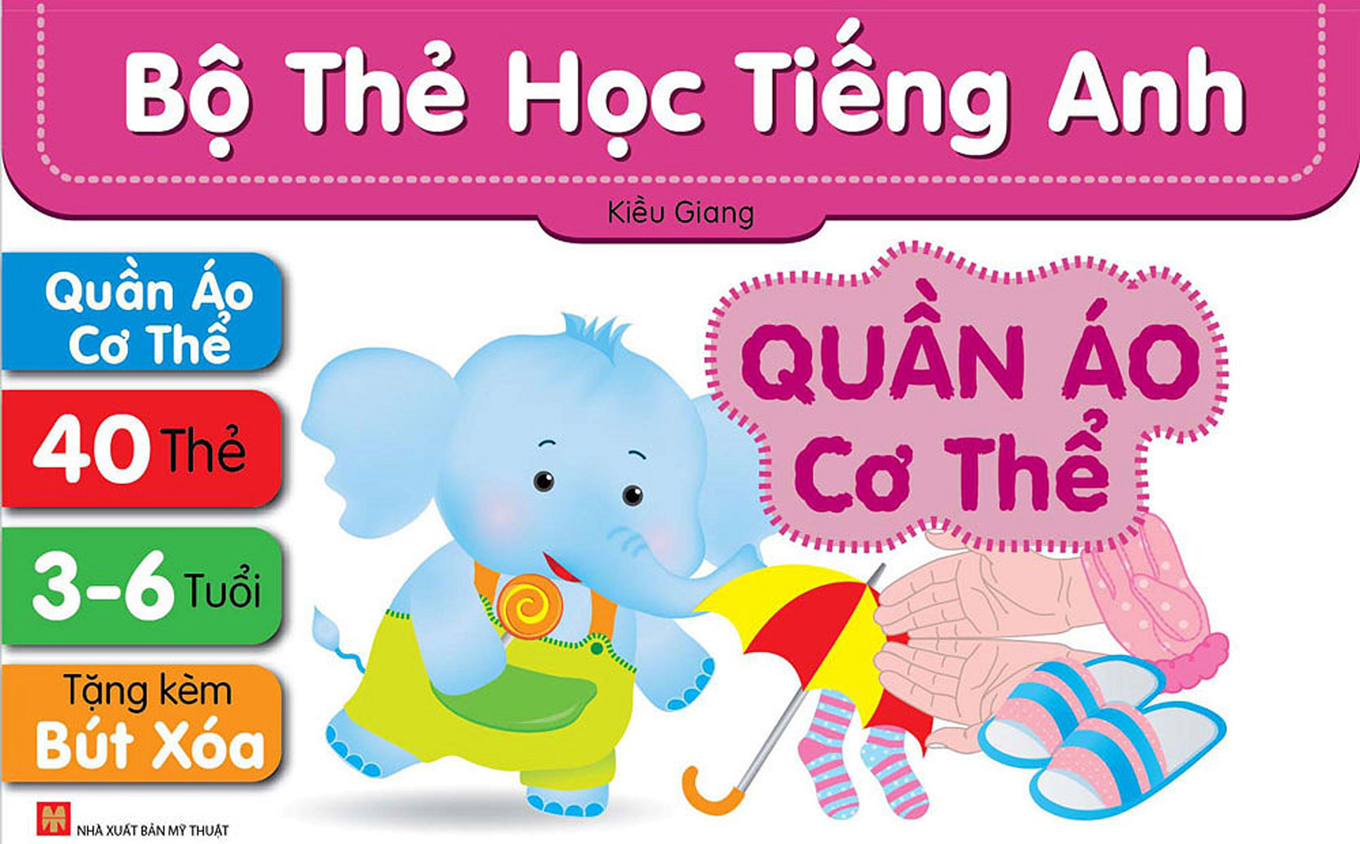 Bộ Thẻ Học Tiếng Anh - Quần Áo, Cơ Thể 