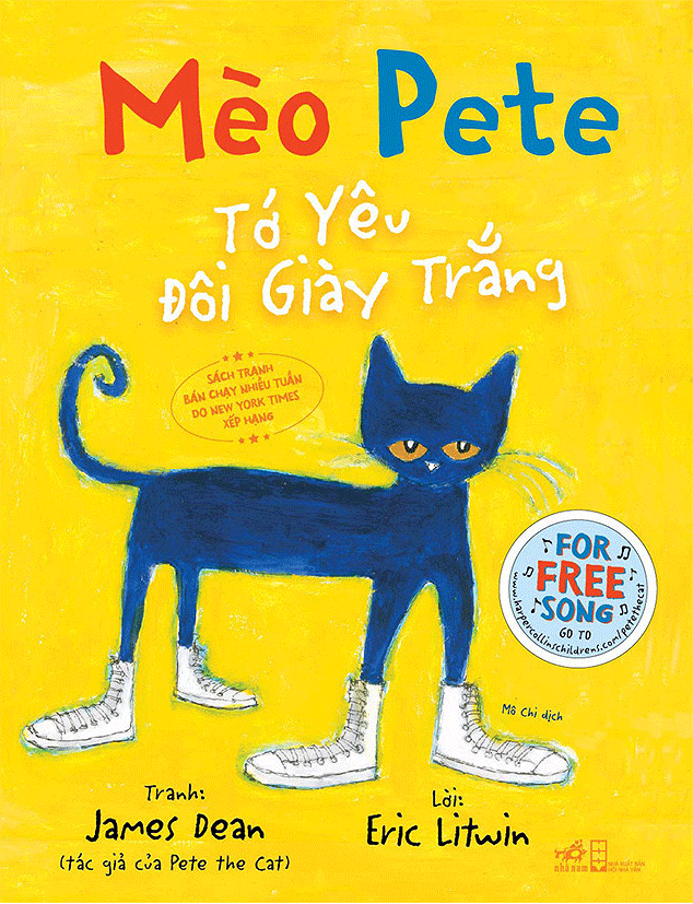 Mèo Pete Tớ Yêu Đôi Giày Trắng
