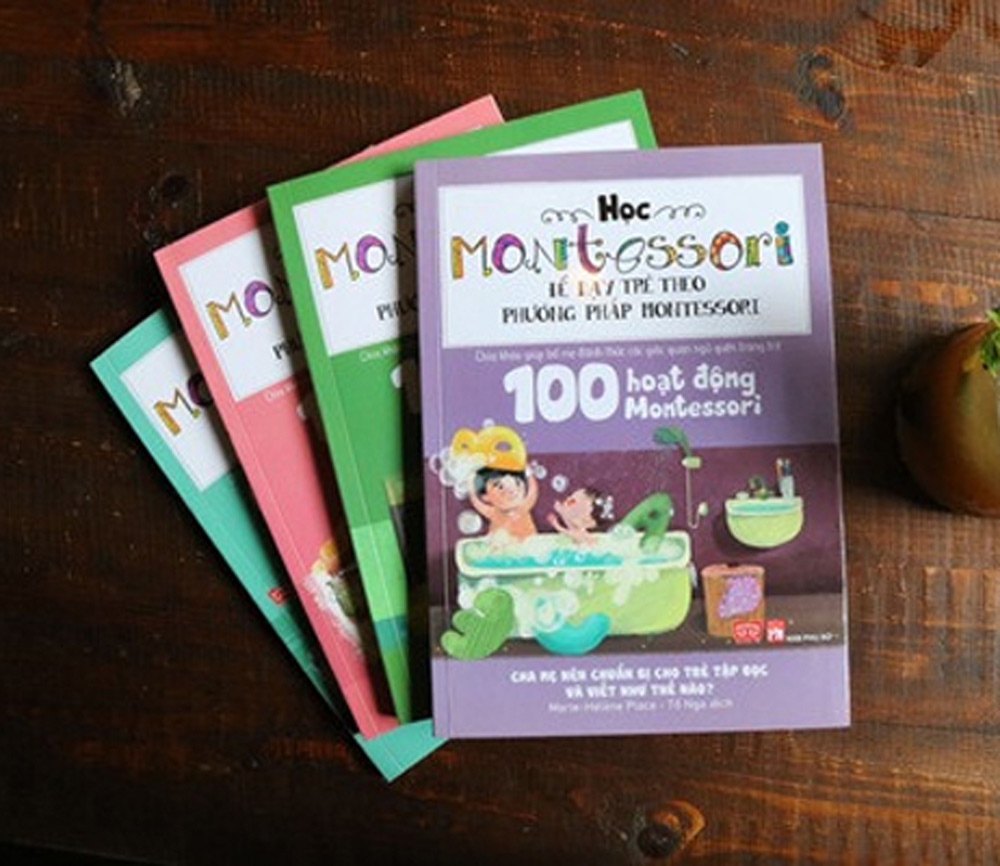 Combo Sách Học Montessori Để Dạy Trẻ Theo Phương Pháp Montessori (Trọn Bộ 4 Cuốn)