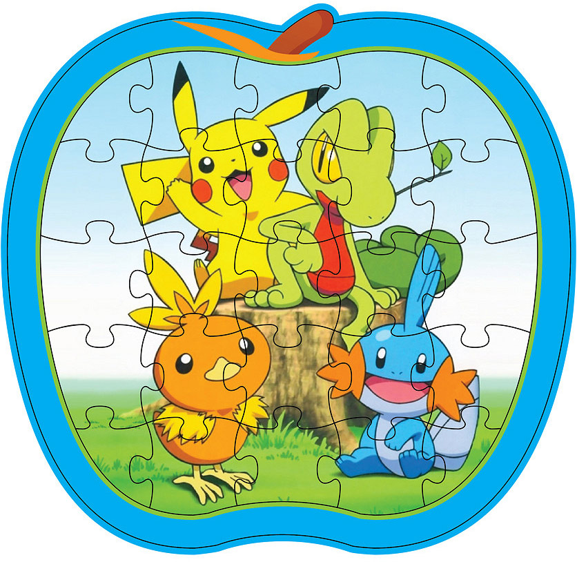 Bộ Tranh Lắp Ghép Trái Cây - Bé Tự Tô Màu 29 (Pikachu Pokémon)