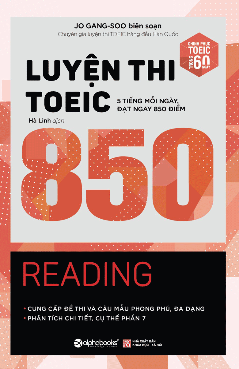 Luyện Thi Toeic 850 Reading (Tái Bản 2018)