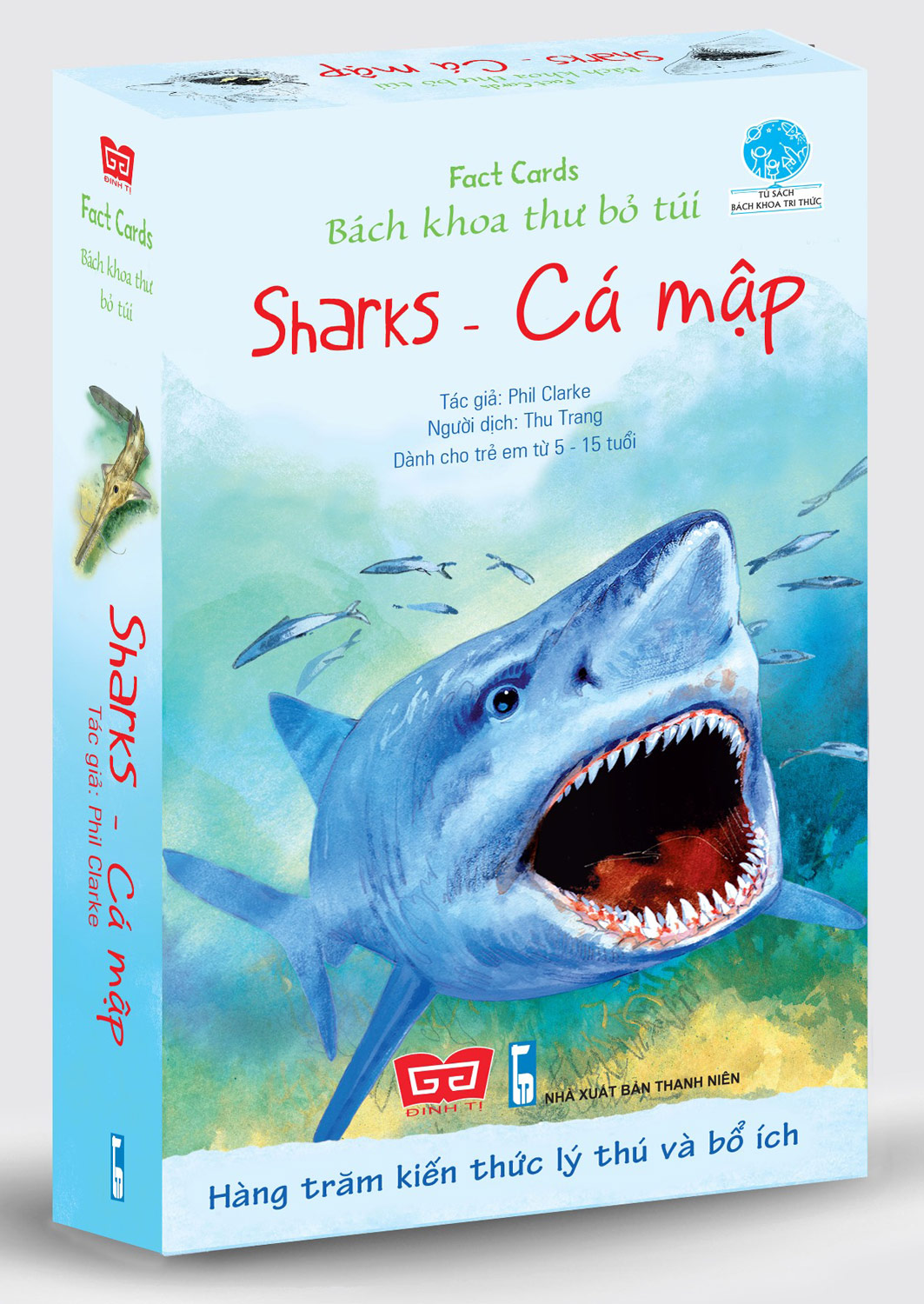 Fact Cards - Bách Khoa Thư Bỏ Túi - Sharks - Cá Mập