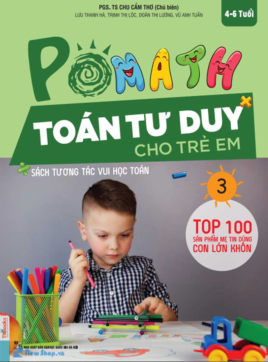 POMath - Toán Tư Duy Cho Trẻ Em 4-6 Tuổi Tập 3