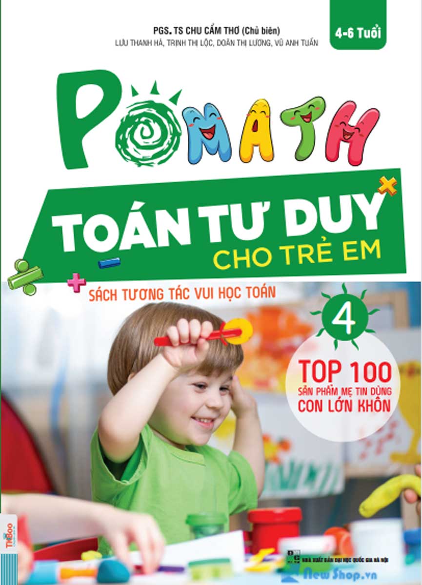 POMath - Toán Tư Duy Cho Trẻ Em 4-6 Tuổi Tập 4