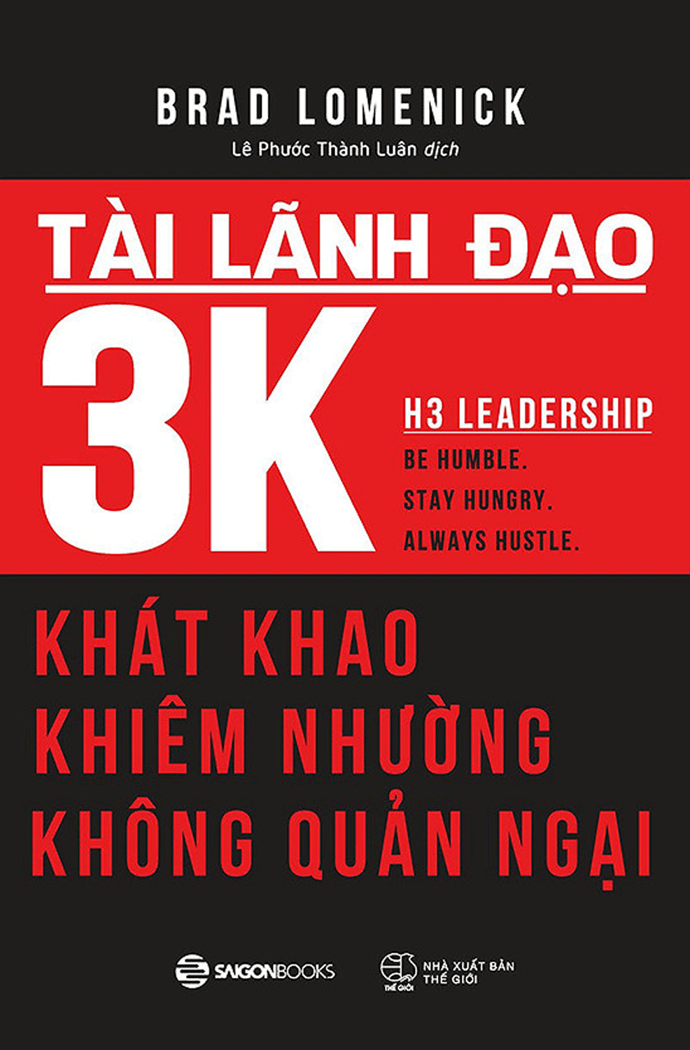 Tài năng lãnh đạo 3K: Ham muốn, Khiêm tốn, Không sợ hãi