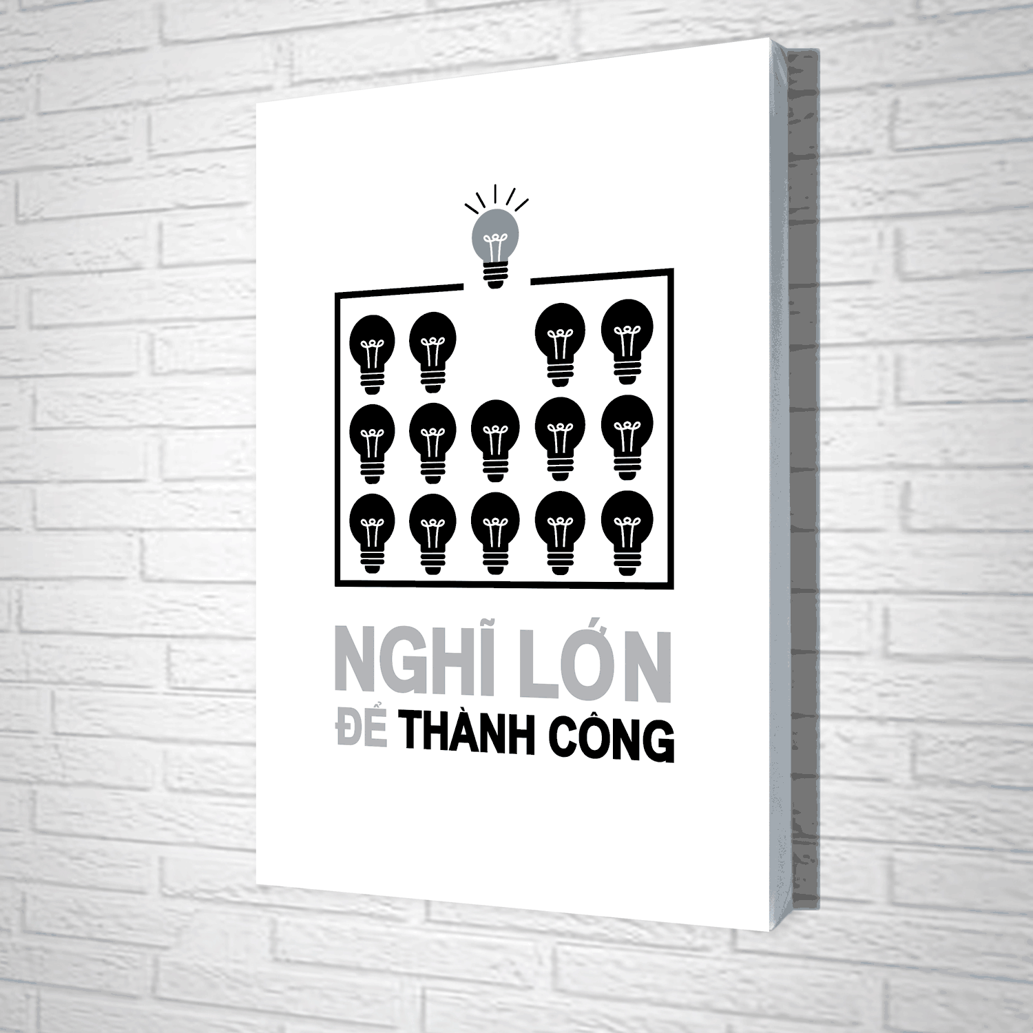 Tranh Treo Tường Nghĩ Lớn Để Thành Công - Tvp384