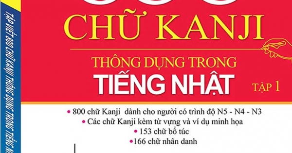 Tập Viết 800 Chữ Kanji Thông Dụng Trong Tiếng Nhật - Tập 1